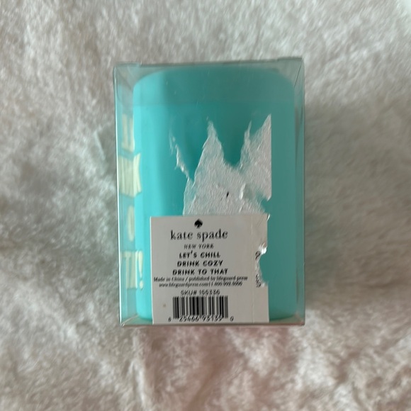 NWT Kate Spade New York Turquoise Drink Cozy - Picture 4 of 6